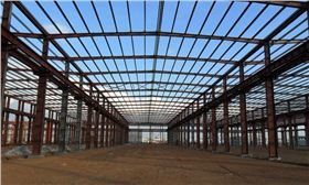 单层钢结构厂房工程