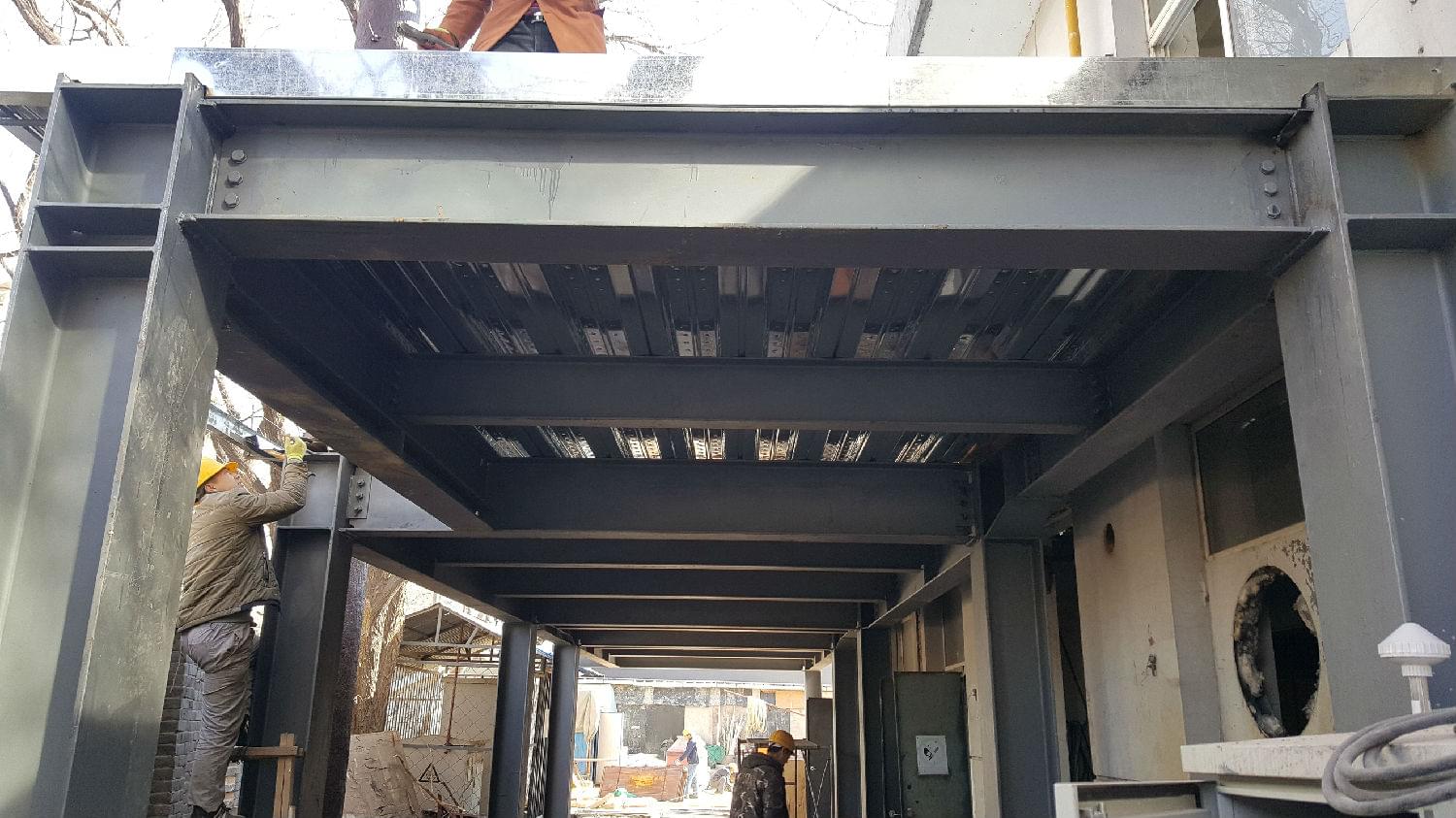 凯利恒-紫竹书院钢结构夹层工程